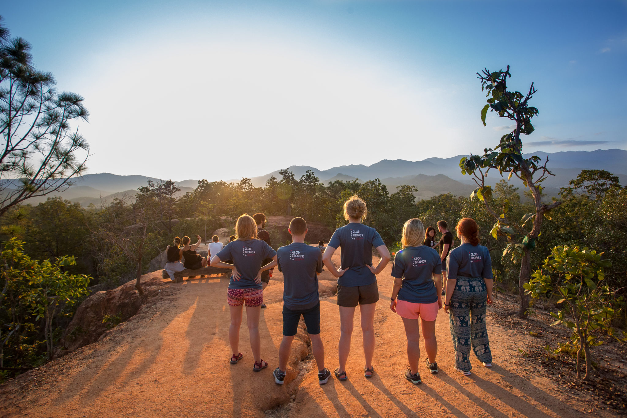 Tajlandia, Pai, miasteczko, zachód słońca, kanion, Kanion Pai, grupa przyjaciół, przyjaciele, wycieczka, wyprawa, trekking, natura, zachód słońca w Pai, zwiedzanie Tajlandii, zwiedzanie, aktywnie